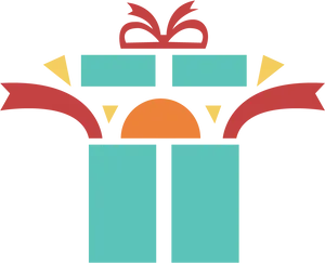 Colorful Gift Icon PNG image