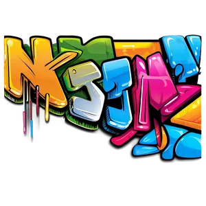 Colorful Graffiti PNG 18