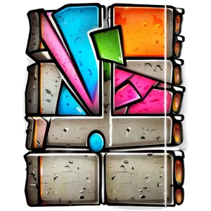 Colorful Graffiti PNG Ugq