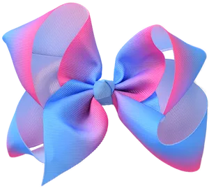 Colorful Hair Bow Illustration PNG image