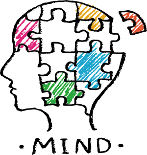 Colorful Handprints Black Background PNG image