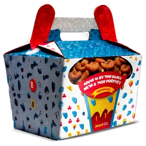 Colorful Happy Meal Box Illustration Png 06212024 PNG image