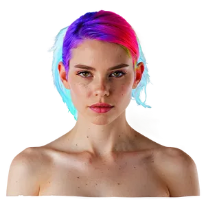 Colorful Headshot PNG Ork46 PNG