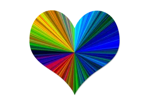 Colorful Heart Abstract