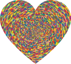 Colorful Heart Vortex