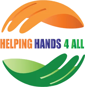 Colorful Helping Hands Logo PNG image