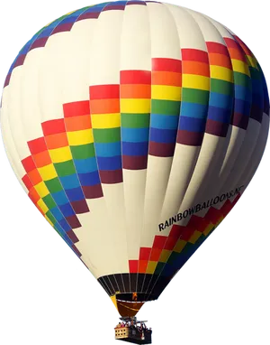 Colorful Hot Air Balloon Transparent Background PNG image