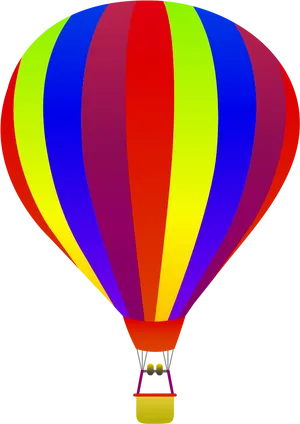 Colorful Hot Air Balloon Transparent Background.png PNG image