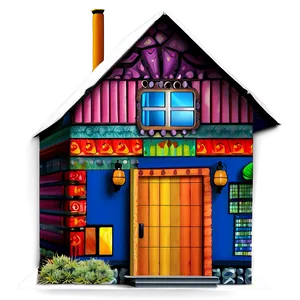 Colorful House Icon Png Rau51 PNG image