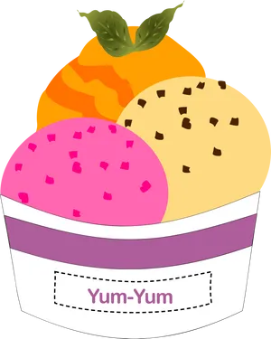 Colorful Ice Cream Clipart PNG image