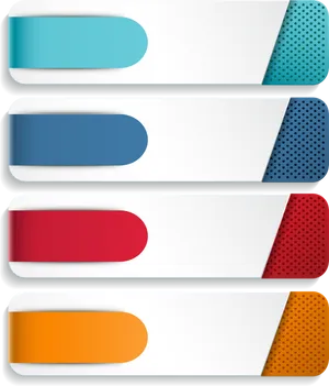 Colorful Infographic Banners Vector PNG image