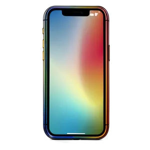 Colorful Iphone 13 Frame Png 38 PNG image