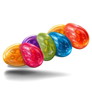 Colorful Jellybean Clipart Png 44 PNG image