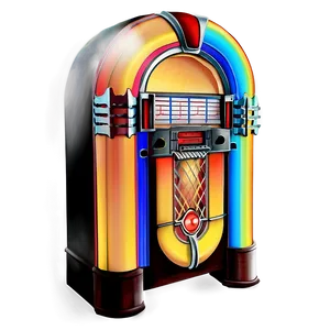 Colorful Jukebox Illustration PNG Akb91