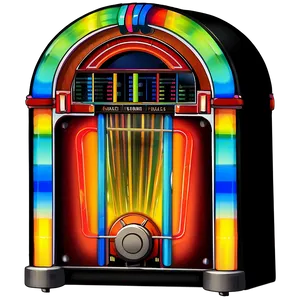 Colorful Jukebox Illustration PNG Rlp PNG