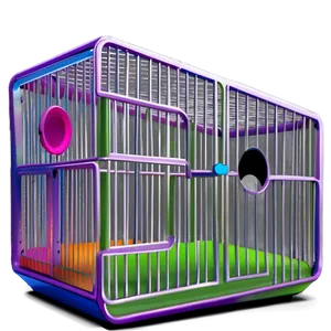 Colorful Kid's Pet Cage PNG Lrl46