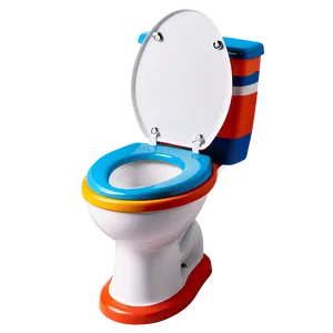 Colorful Kids Toilet Png Hgg64 PNG image