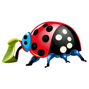 Colorful Ladybug Design PNG 05242024