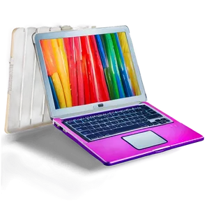 Colorful Laptop Draft PNG Euk