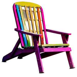 Colorful Lawn Chair PNG 56