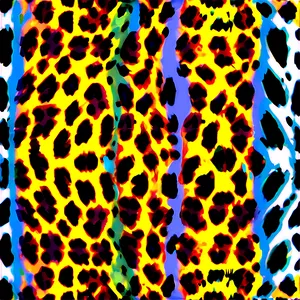 Colorful Leopard Pattern PNG 64 PNG