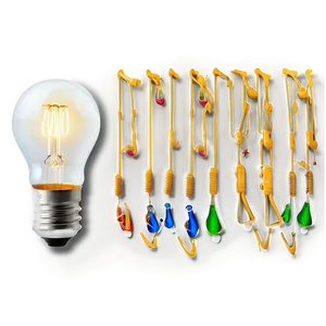 Colorful Light Bulb PNG Rij41
