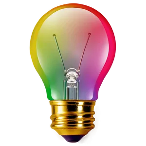 Colorful Light Bulb Png Ywj97 PNG image