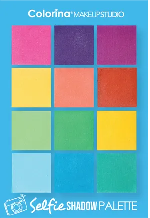 Colorful Makeup Studio Selfie Shadow Palette PNG
