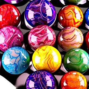 Colorful Marble Ball Png Pba PNG image