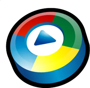 Colorful_ Media_ Player_ Icon PNG image