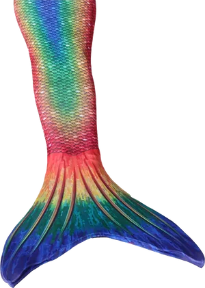 Colorful Mermaid Tail PNG image