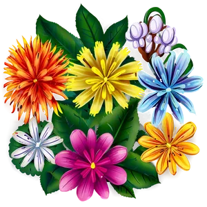 Colorful Mexican Blossoms Png 56 PNG image