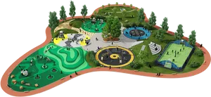 Colorful Modern Playground Design