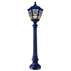 Colorful Mosaic Light Post PNG Mjw PNG