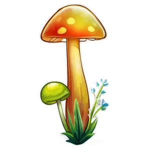 Colorful Mushroom Png 20 PNG image