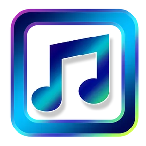 Colorful Music Note Icon