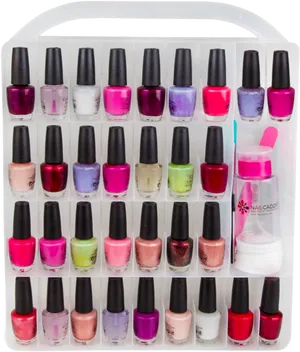 Colorful Nail Polish Collection