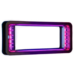 Colorful Neon Rectangle Png 06272024 PNG image