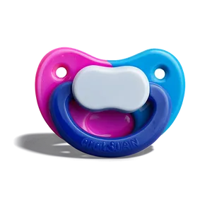 Colorful Newborn Pacifier PNG Fej PNG