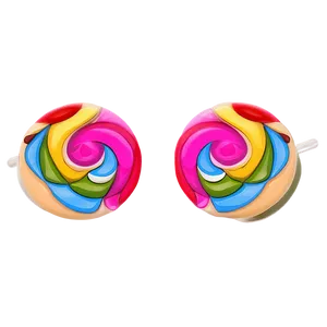 Colorful Nose Stud Drawing PNG 55