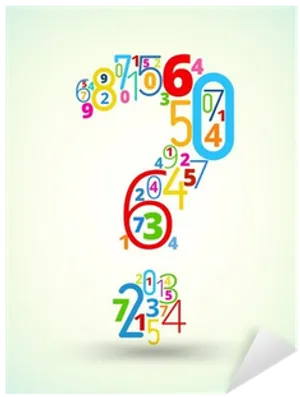 Colorful Numbers Question Mark