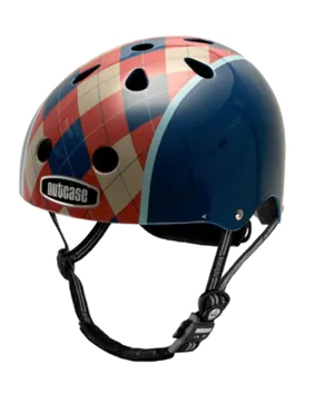 Colorful Nutcase Bicycle Helmet PNG image