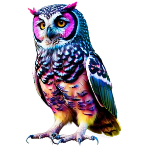 Colorful Owl Png 54 PNG image