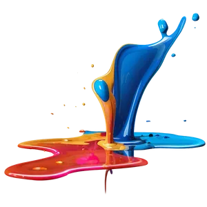 Colorful Paint Splash PNG 40