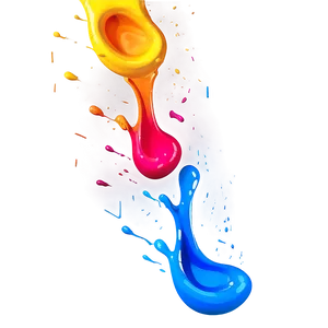 Colorful Paint Splash PNG Htm26