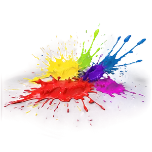 Colorful Paint Splatter Png Nor56 PNG image