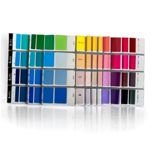 Colorful Paint Swatch Array Png Kom PNG image