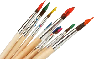 Colorful Paintbrush Tips