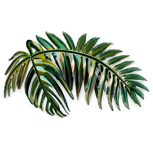 Colorful Palm Leaves PNG Kbh