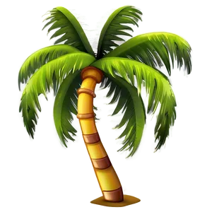 Colorful Palm Tree Emoji PNG 16 PNG